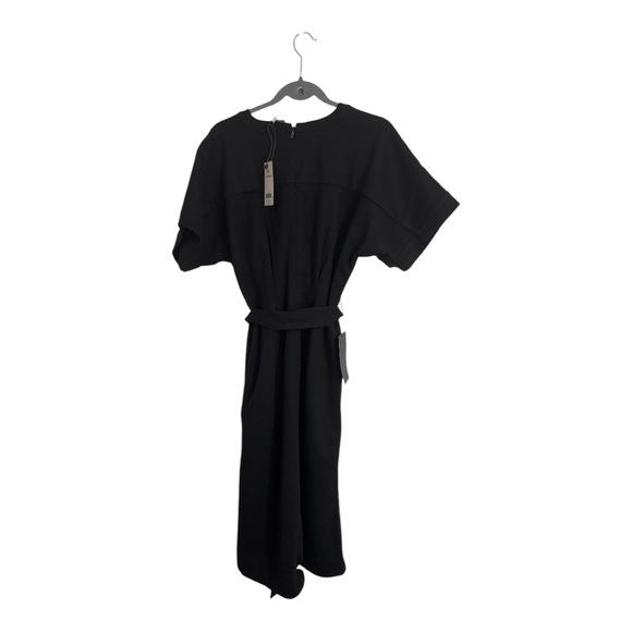 Tuckernuck Women’s Black Double Face Flannel Gianna Dress - Picture 5 of 6